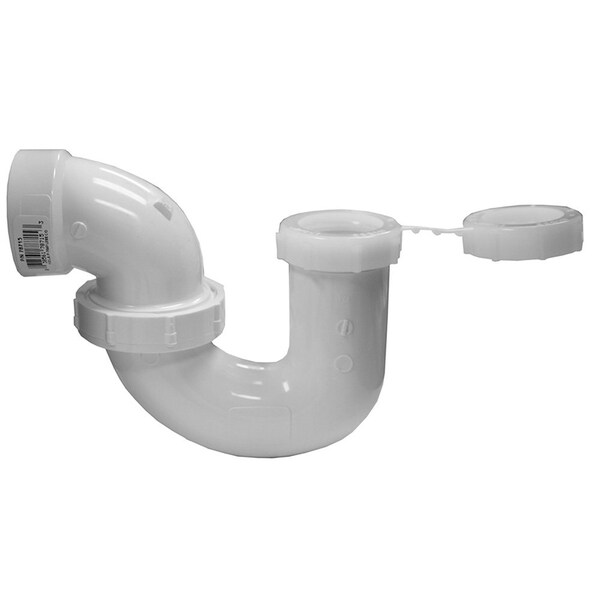 1-1/2 in. PVC P-Trap LA Pattern with Union